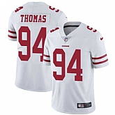 Nike San Francisco 49ers #94 Solomon Thomas White NFL Vapor Untouchable Limited Jersey,baseball caps,new era cap wholesale,wholesale hats